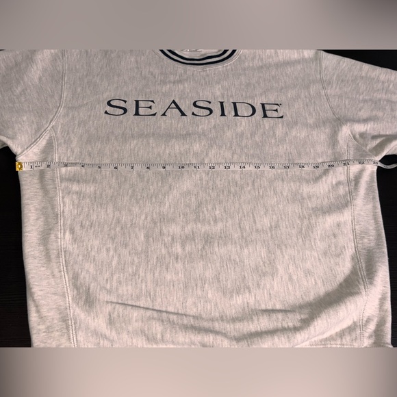 Vintage Champion Reverse Weave Seaside Gray Crewneck Sweater Size M - Picture 6 of 10
